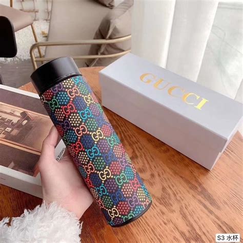 gucci coffee mug set|Gucci water bottle with temperature.